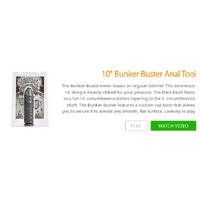 10" Bunker Buster Anal Tool