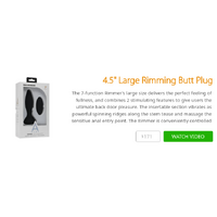 4.5" Large Rimming Butt Plug