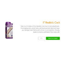 5" Realistic Cock