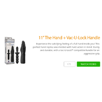 11" The Hand + Vac-U-Lock Handle