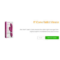 8" iCome Rabbit Vibrator