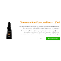 Cinnamon Bun Flavoured Lube 120ml