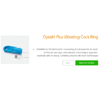 Oyeah! Plus Vibrating Cock Ring