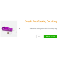 Oyeah! Plus Vibrating Cock Ring