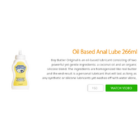 Oil Based Anal Lube 266ml