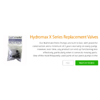 Hydromax X Series Replacement Valves