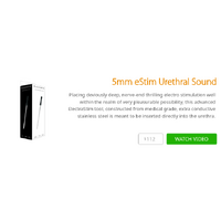 5mm eStim Urethral Sound