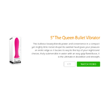 5" The Queen Bullet Vibrator