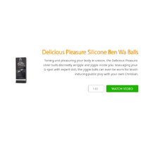 Delicious Pleasure Silicone Ben Wa Balls