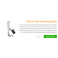 Twitchy Palm Spanking Paddle