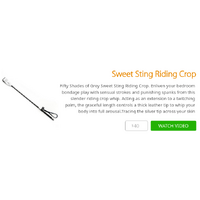 Sweet Sting Riding Crop