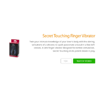 Secret Touching Finger Vibrator