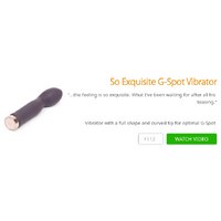 So Exquisite G-Spot Vibrator