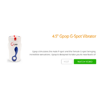 4.5" Gpop G-Spot Vibrator