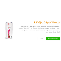 8.5" Gjay G-Spot Vibrator