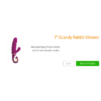 7" Gcandy Rabbit Vibrator