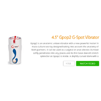 4.5" Gpop2 G-Spot Vibrator