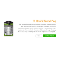 XL Double Tunnel Plug