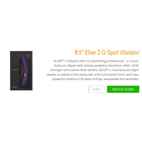 8.5" Elise 2 G-Spot Vibrator