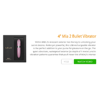 4" Mia 2 Bullet Vibrator