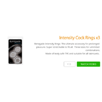 Intensity Cock Rings x3