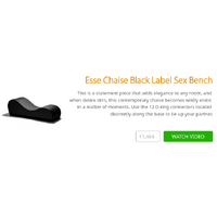 Esse Chaise Black Label Sex Bench