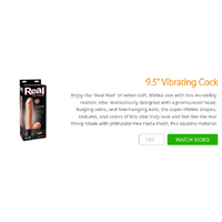 9.5" Vibrating Cock