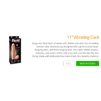 11" Vibrating Cock