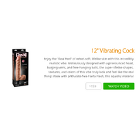 12" Vibrating Cock