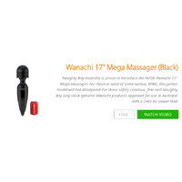 Wanachi 17" Mega Massager (Black)