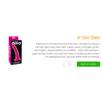 6" Slim Dildo