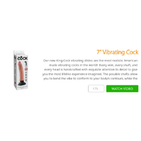 7" Vibrating Cock