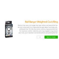 Ball Banger Weighted Cock Ring