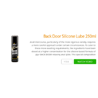 Back Door Silicone Lube 250ml