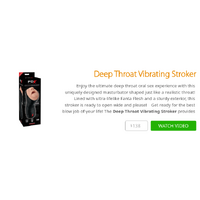 Deep Throat Vibrating Stroker 