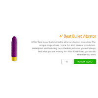 4" Beat Bullet Vibrator