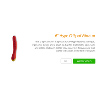 6" Hype G-Spot Vibrator