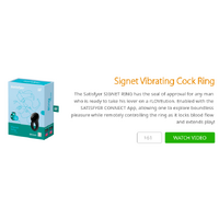 Signet Vibrating Cock Ring