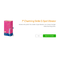 7" Charming Smile G-Spot Vibrator