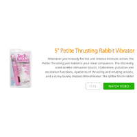 5" Petite Thrusting Rabbit Vibrator