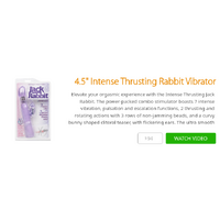 4.5" Intense Thrusting Rabbit Vibrator