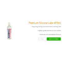 Premium Silicone Lube 473ml