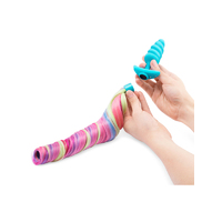 Rainbow Vibrating Tail Plug