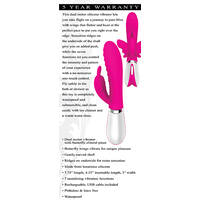 8" Wings Of Desire Rabbit Vibrator