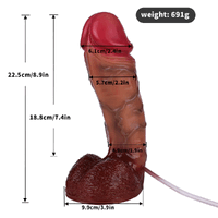 8.8" Squirting  Realistic Cock