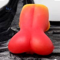 Red/Yellow Ass Stroker Breast