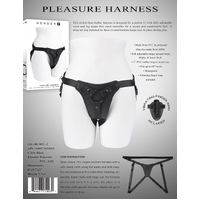 Gender X PLEASURE HARNESS Black Adjustable Harness (No Probe Included)