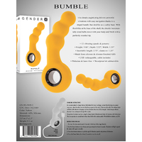 Gender X BUMBLE Yellow 14.9 cm USB Rechargeable Butt Plug