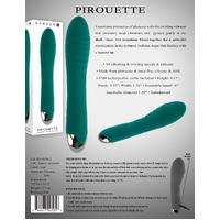 Gender X PIROUETTE Green 20.6 cm USB Rechargeable Vibrator