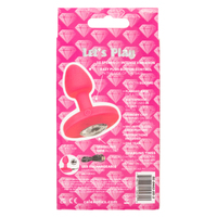 Cheeky Gems Small Rechargeable Vibrating Probe - Pink